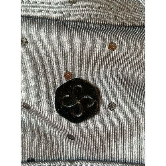 NWOT Scorpio Sol Removable Pad Polka Dot Sports Bra Sz S Athleisure yoga workout - Picture 3 of 6